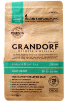 

Корм для кошек Grandorf, Living Probiotics Adult Indoor 4 Meat&Brown Rice