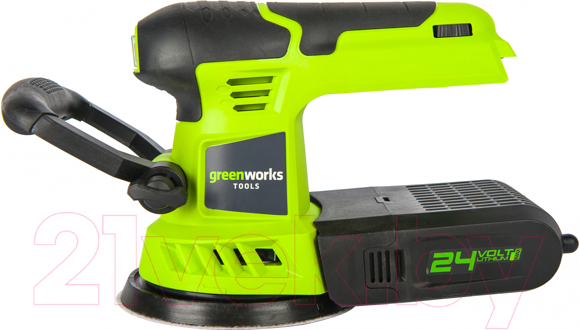 Эксцентриковая шлифовальная машина Greenworks G24ROS (3100107)