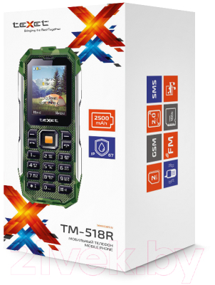 Мобильный телефон Texet TM-518R (черный)