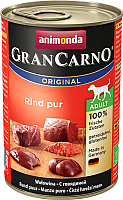 Влажный корм для собак Animonda GranCarno Original Adult с говядиной (400г) - 