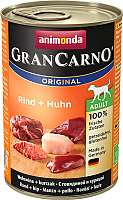 Влажный корм для собак Animonda GranCarno Original Adult с говядиной и курицей (400г) - 