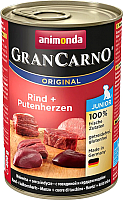 

Корм для собак Animonda, GranCarno Original Junior с говядиной и сердцем индейки