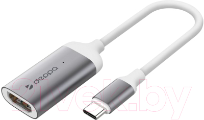 Адаптер Deppa USB Type-C - HDMI / 73120 (графит)