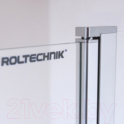 Душевой уголок Roltechnik Lega Lift Line LZDO1/100+LZB/100 (хром/прозрачный)