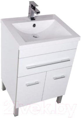 Изображение товара Тумба под умывальник Aquanet Верона 58 / 182507 (с ящиком)
