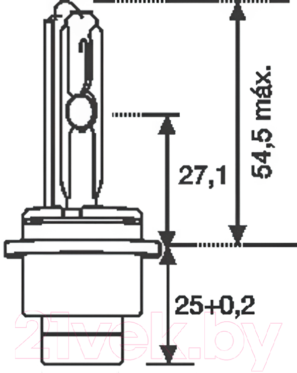 Автомобильная лампа Magneti Marelli Marelli D2S / 002541100000