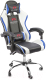 Кресло геймерское Calviano Ultimato (черный/белый/голубой) - 