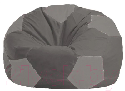Бескаркасное кресло Flagman Мяч Стандарт М1.1-366 (темно-серый/серый)