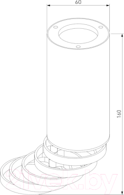 Точечный светильник Elektrostandard DLN102 GU10 (белый)