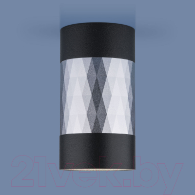 Точечный светильник Elektrostandard DLN110 GU10 (черный/серебристый)