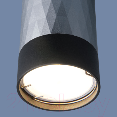 Точечный светильник Elektrostandard DLN110 GU10 (черный/серебристый)
