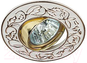

Точечный светильник ЭРА, KL11A WH/GD / Б0009323