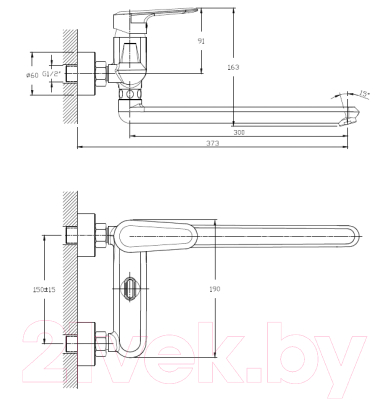 Смеситель Zollen Ulm UL62613641