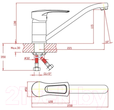 Смеситель Zollen Siegen SI73411632