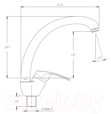 Смеситель Zollen Color CO71611932SA