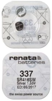 Батарейка Renata SR337/SR416SW 1.55V - 