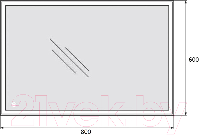 Зеркало BelBagno SPC-GRT-600-800-LED-TCH