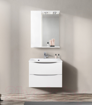 Купить Шкаф с зеркалом для ванной BelBagno Marino-SPC-600/750-1A-BL-P-L в Бресте