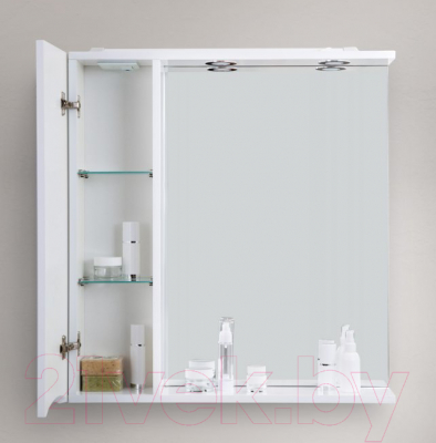 Купить Шкаф с зеркалом для ванной BelBagno Marino-SPC-600/750-1A-BL-P-L в Бресте