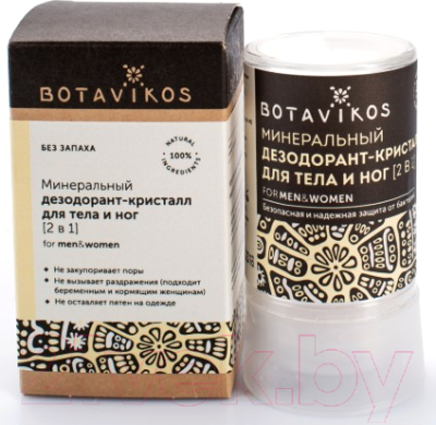 Дезодорант-стик Botavikos Минеральный 2 в 1 (60г)