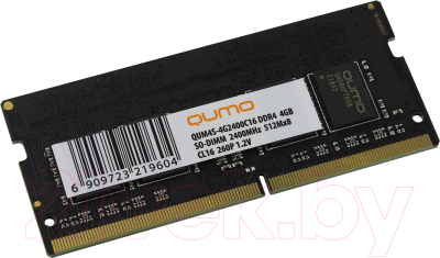

Оперативная память DDR4 Qumo, QUM4S-4G2400C16