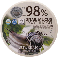 Гель для тела 3W Clinic Snail Soothing Gel 98% универсальный (300мл) - 