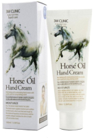 Крем для рук 3W Clinic Horse Oil Hand Cream увлажняющий (100мл) - 