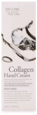 Крем для рук 3W Clinic Collagen Hand Cream увлажняющий (100мл)