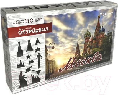 Пазл Нескучные игры Москва Citypuzzles / 8183