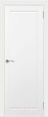 Дверь межкомнатная ЭСТЕЛЬ Порта ДГ 60x200 (белая эмаль)