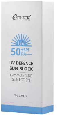 Лосьон солнцезащитный Esthetic House Uv Defence Sun Block Day Moisture Sun Lotion SPF 50+ Pa+++ (70г)