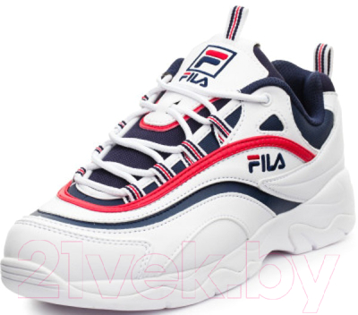 Кроссовки Fila Ray 1CM00501-125 / M005011210 (р-р 10, белый/темно-синий/красный)