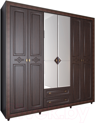 

Шкаф Аквилон, Калипсо №27 6-х створчатый