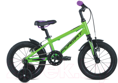 Детский велосипед Format Kids 14 2020 / RBKM0L6F1003 (зеленый)