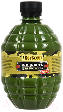 Жидкость для розжига Boyscout Парафиновая / 61036 (0.5л)