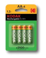 Аккумулятор Kodak HR6-4BL 2100mAh Ni-MH Pre-Charged (KAARPC-4BL) - 