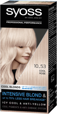 Крем для осветления волос Syoss Permanent Coloration осветлитель 10-53 (ледяной блонд)