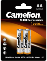Комплект аккумуляторов Camelion NH-AA2700BP2 (2шт) - 