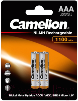 Комплект аккумуляторов Camelion NH-AAA1100BP2 (2шт)