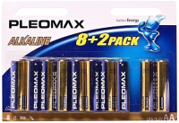 Батарейка Pleomax LR6 BL-8+2 - 