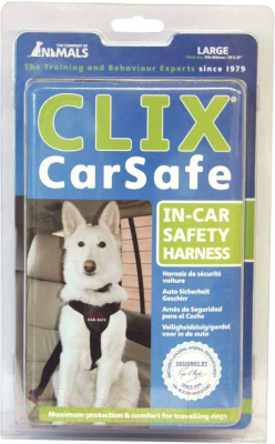 Ремень безопасности для собак Halti Clix CarSafe LC03 (L, черный)