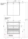 Миниатюра изображения товара Тумба под умывальник Aquanet Остин 75 / 201730