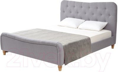 Двуспальная кровать Дамавер Sweet Jazmin 160x200 /JZMGR (ткань Grey 2)