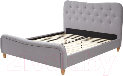 Двуспальная кровать Дамавер Sweet Jazmin 160x200 /JZMGR (ткань Grey 2)