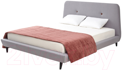 Двуспальная кровать Дамавер Sweet Tomas 160x200 / TMSGR2 (ткань Grey 2)