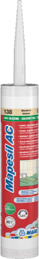 Герметик силиконовый Mapei Mapesil AC N152 (лакрица)