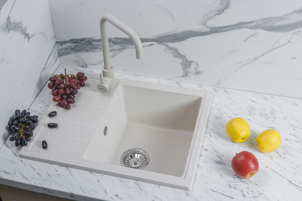 Изображение товара Мойка кухонная БелЭворс Mila R (бежевый)