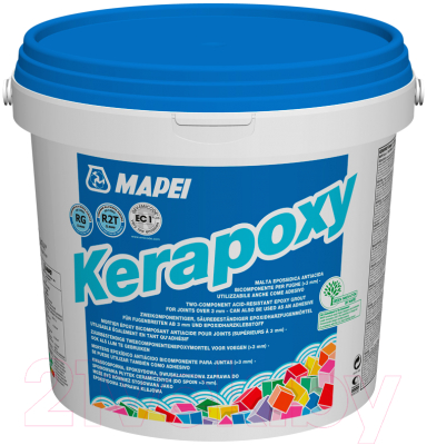 Фуга Mapei Эпоксидная Kerapoxy N112 (10кг, средне-серая)