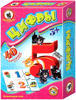 

Развивающая игра Русский стиль, Умные игры. Цифры / 03997