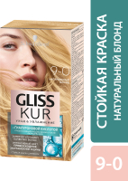 

Крем-краска для волос Gliss Kur, Уход и увлажнение c гиалуроновой кислотой 9-0